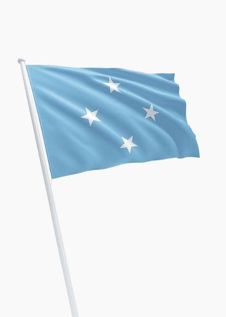 Vlag Micronesia - 150x225cm Spun-Poly